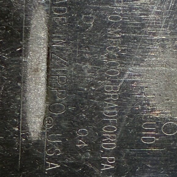 Flaming Iron Cross Chain Border Zippo Lighter Holder Belt Buckle +Zippo Lighter - Picture 8 of 8